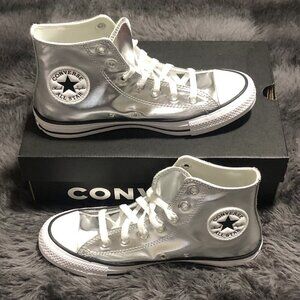CONVERSE Unisex Chuck Taylor ALL STAR HI Metallic, (A14875C), Size 5.5M/7.5W
